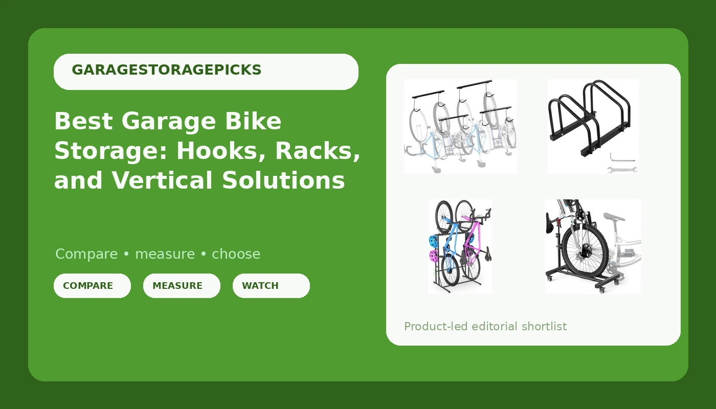 Best Garage Bike Storage: Hooks, Racks, and Vertical Solutions - GarageStoragePicks review with measurements and honest opinion