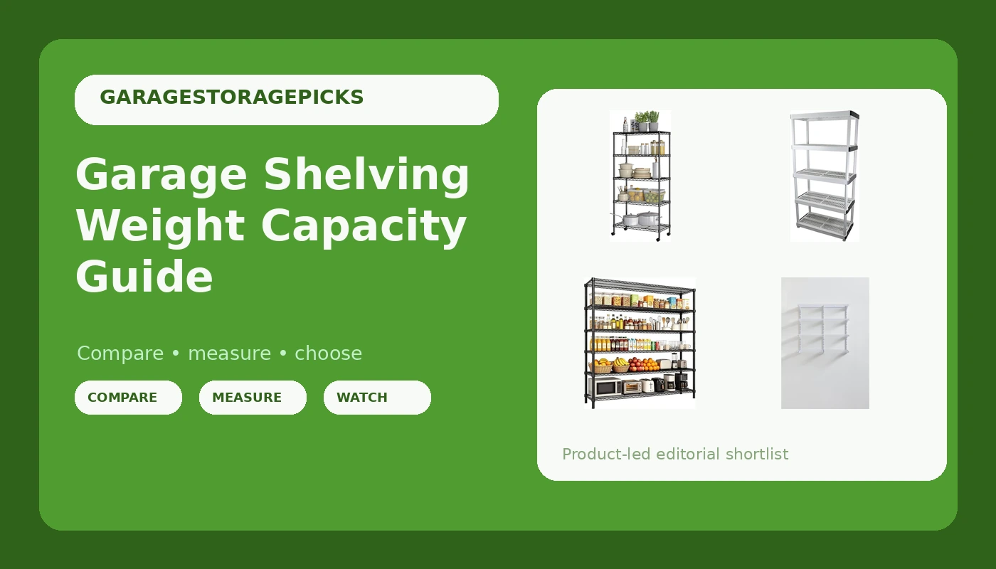 Garage Shelving Weight Capacity Guide - GarageStoragePicks review with measurements and honest opinion