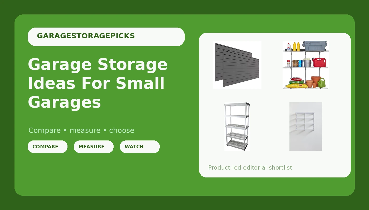 Garage Storage Ideas For Small Garages - GarageStoragePicks review with measurements and honest opinion