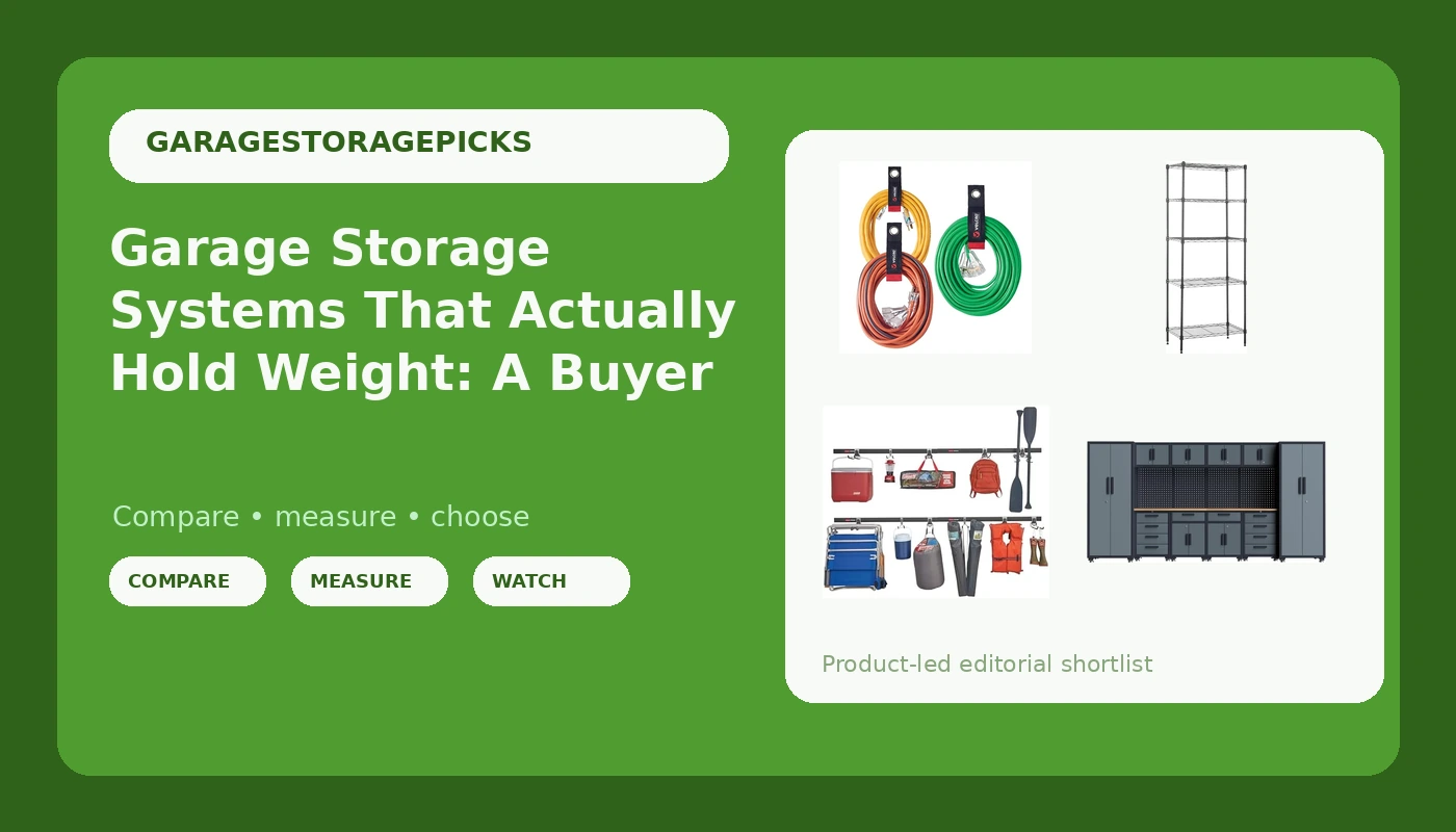 Garage Storage Systems That Actually Hold Weight: A Buyer's Guide