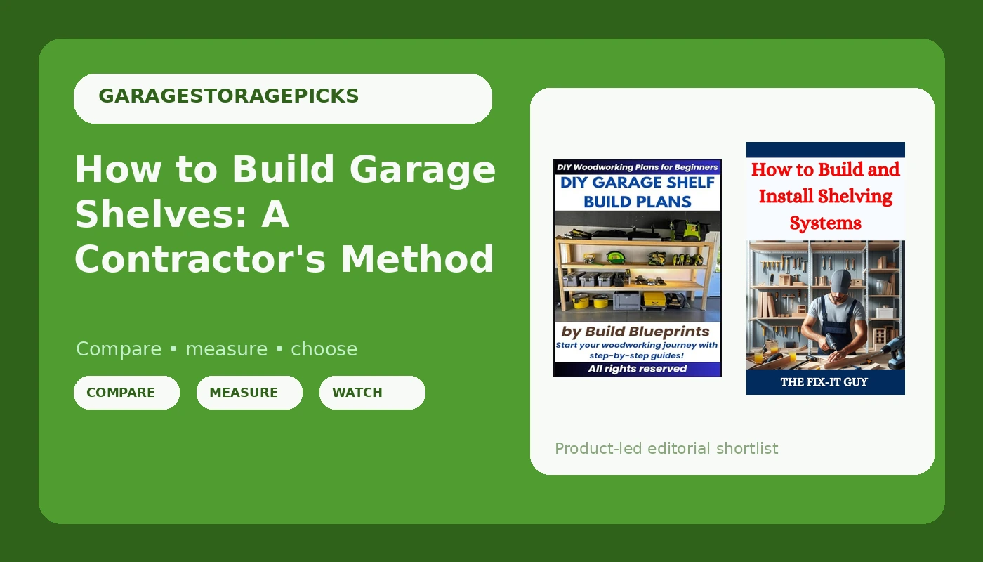 How to Build Garage Shelves: A Contractor's Method - GarageStoragePicks review with measurements and honest opinion